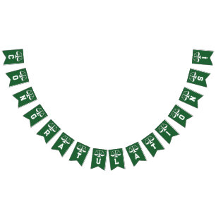 Einzigartiger Abschluss der Juristischen Fakultät Wimpelkette