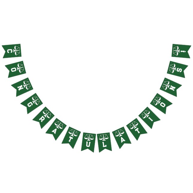 Einzigartiger Abschluss der Juristischen Fakultät Wimpelkette (Alle)