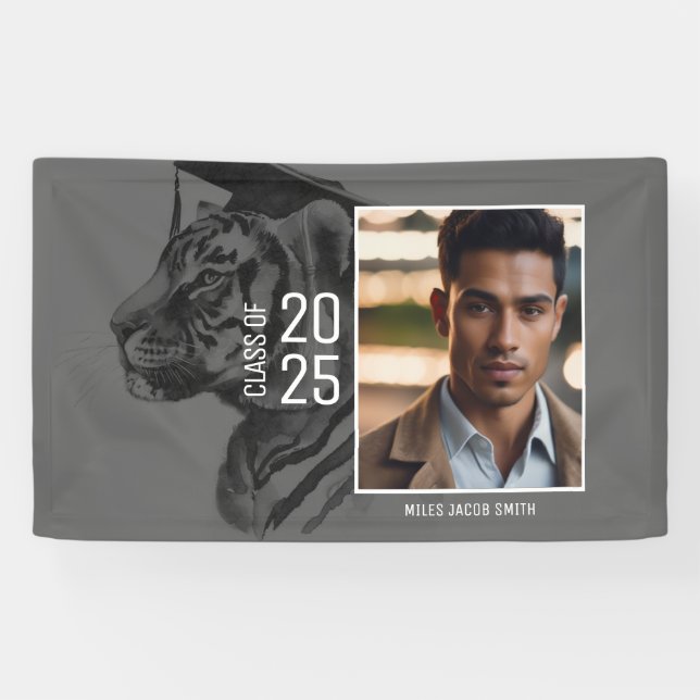 Einzigartiger Abschluss Foto hinzufügen Banner (Horizontal)