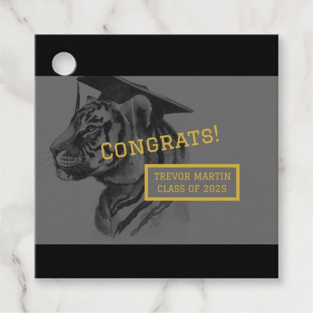 Einzigartiger Abschluss-Gefälligkeitstest Geschenkanhänger (Vorderseite)