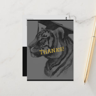 Einzigartiger Abschluss Personalisiert Vielen Dank Postkarte