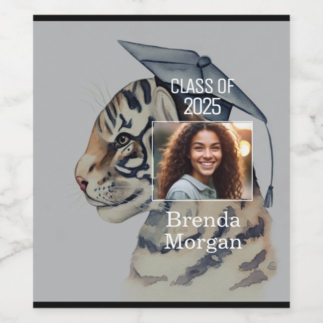 Einzigartiger Abschluss Weinetikett (Einzelnes Label)