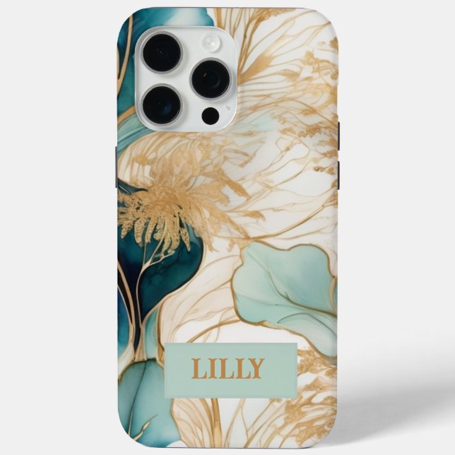 Einzigartiger Abstrakter Alkoholtink Case-Mate iPhone Hülle (Rückseite)