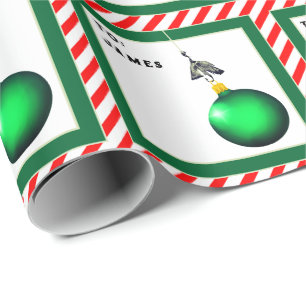 Einzigartiger Angel-Fischer-Weihnachten Geschenkpapier