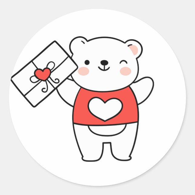 Einzigartiger Aufkleber für Herzinfarkt (Vorderseite)