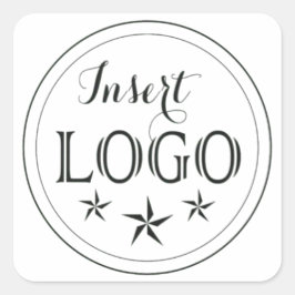 Einzigartiger Aufkleber mit Ihrem Logo