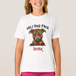 Einzigartiger Boxer Hund mit T - Shirt