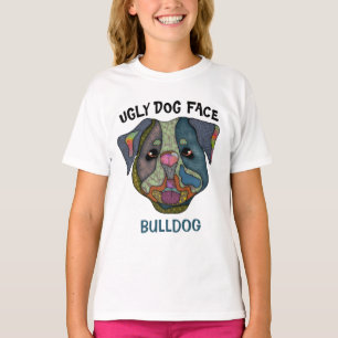 Einzigartiger Bulldoghund, hässlicher T - Shirt