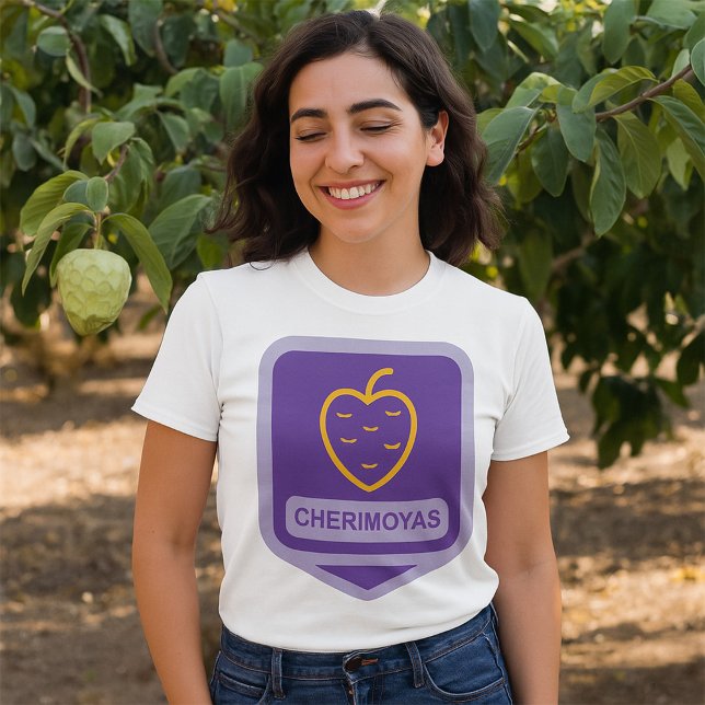 Einzigartiger Cherimoya Fruit Graphic benutzerdefi T-Shirt (Von Creator hochgeladen)
