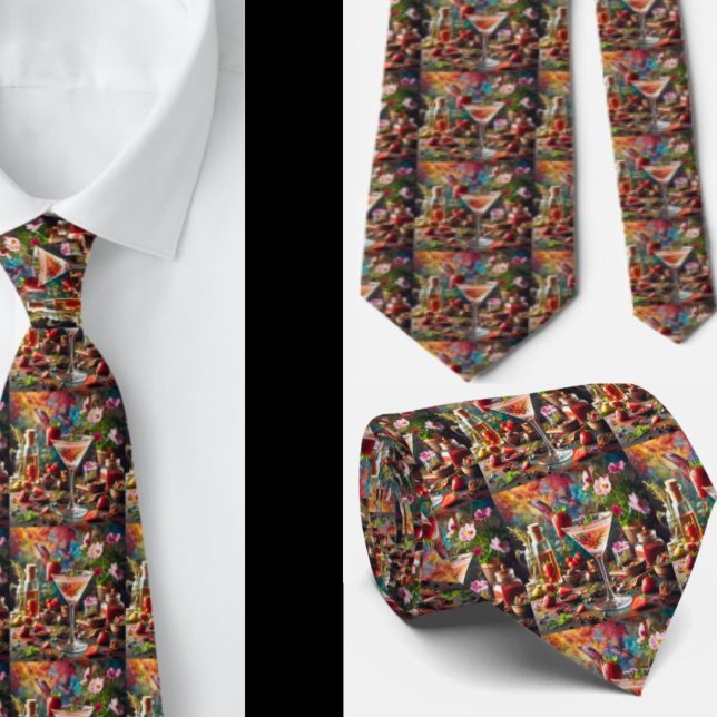 Einzigartiger Cocktail Anspruchsvoller Necktie Krawatte (Von Creator hochgeladen)