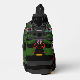Einzigartiger Dark-Art-Monster-Baby-Body Crossbody Bag