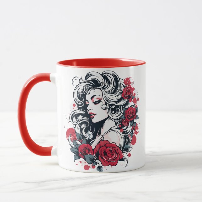 Einzigartiger Designer zweifarbig Tasse (Links)