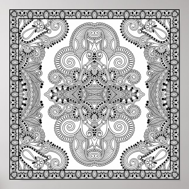 Einzigartiger Doodle 2 Poster (Vorne)