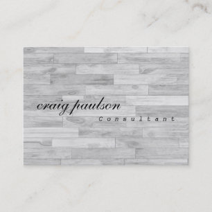 Einzigartiger, einfacher Trendy Parquet Designbera Visitenkarte