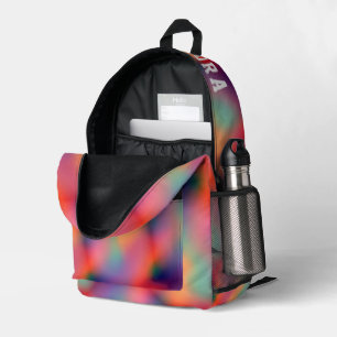 Einzigartiger Farbverlauf Aurora Borealis Lichter  Bedruckter Rucksack