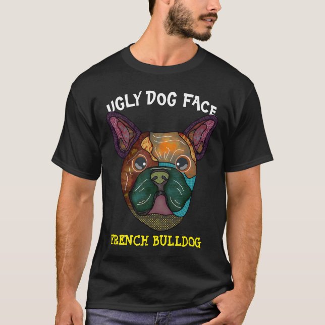 Einzigartiger französischer Bulldogge-T - Shirt (Vorderseite)