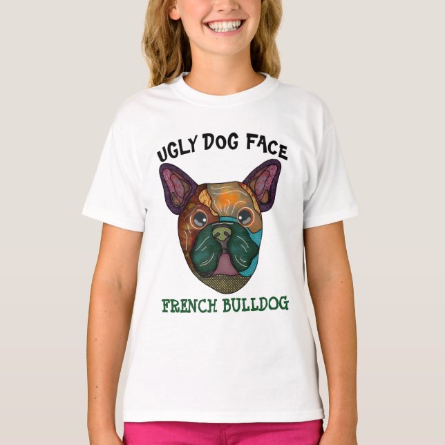 Einzigartiger französischer Bulldogge-T - Shirt (Vorderseite)