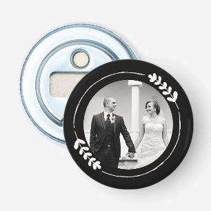 Einzigartiger Gastgeschenk Hochzeit Foto Flaschen Flaschenöffner