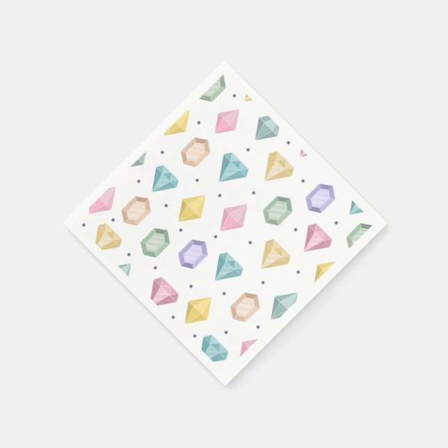 Einzigartiger Geburtstag Serviette (Ecke)