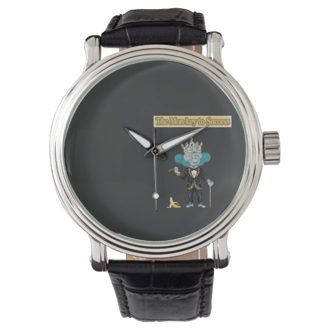 Einzigartiger Geschäftserfolgszitat  Armbanduhr (Vorderseite)