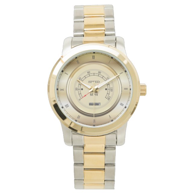 Einzigartiger Geschwindigkeitsmesser (MPH) Armbanduhr (Vorderseite)