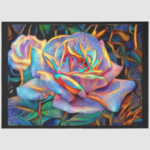 Einzigartiger Glänzender Rosen Kunst Traum