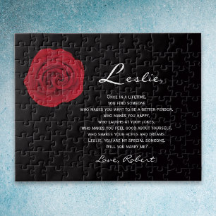 Einzigartiger Heiratsvorschlag wird mich in Rätsel Puzzle