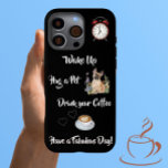 Einzigartiger Hund und Kaffee Lover iPhone 16 Pro Max Hülle<br><div class="desc">Viel Spaß damit - großartig als Geschenk oder für sich selbst. Das iPhone mit einer lustigen Nachricht, der liebenswerte französische Bull Dog (der natürlich alle Hunde repräsentiert) und ein inspirierender Start für den Tag. Wenn Sie Fragen zum Design oder besondere Wünsche haben, senden Sie uns bitte einen Chat und wir...</div>