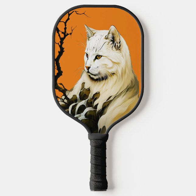 Einzigartiger kat-Inspirierter Bergsee-Zauber Pickleball Schläger (Vorderseite)