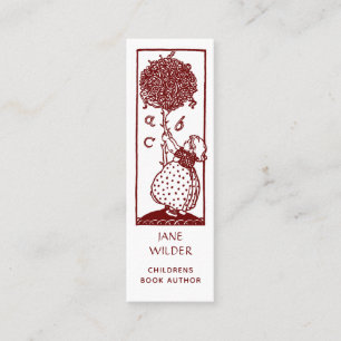 Einzigartiger KinderbuchAutor Mini Visitenkarte