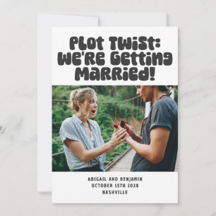 Einzigartiger lustiger Hochzeitshumor-Zitat-Spaß-F Save The Date