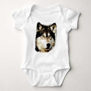 Einzigartiger Motivierend Wolf Baby Strampler
