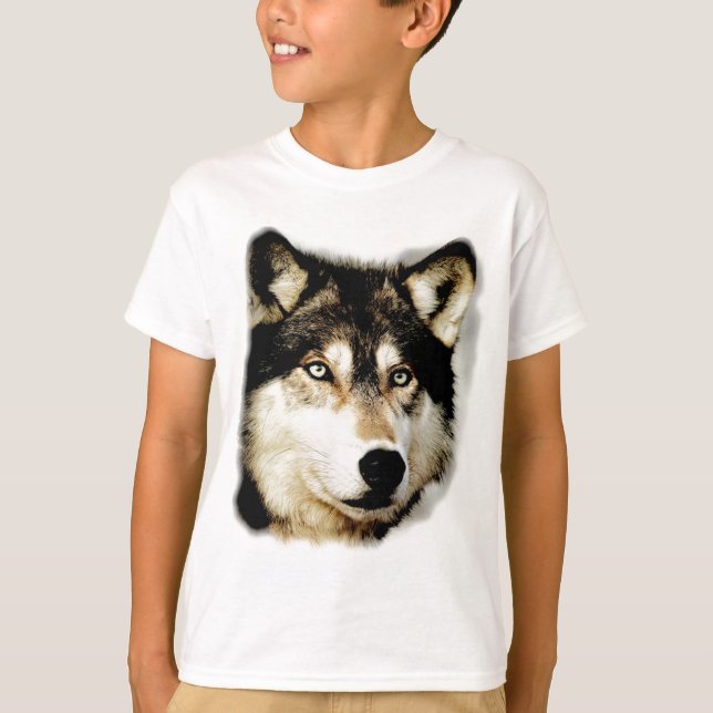 Einzigartiger Motivierend Wolf T-Shirt (Vorderseite)