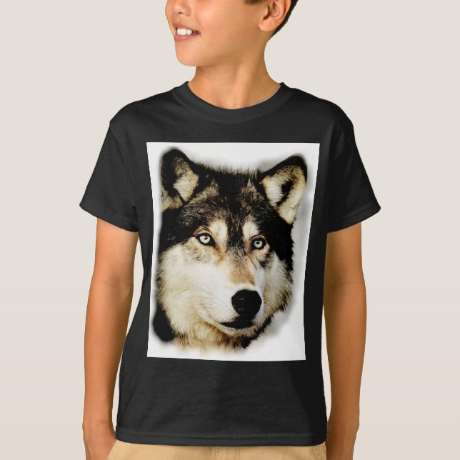 Einzigartiger Motivierend Wolf T-Shirt (Vorderseite)