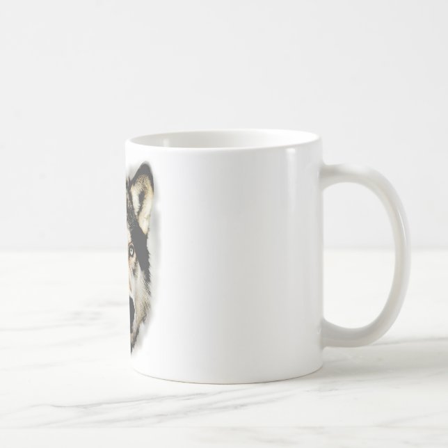 Einzigartiger Motivierend Wolf Tasse (Rechts)