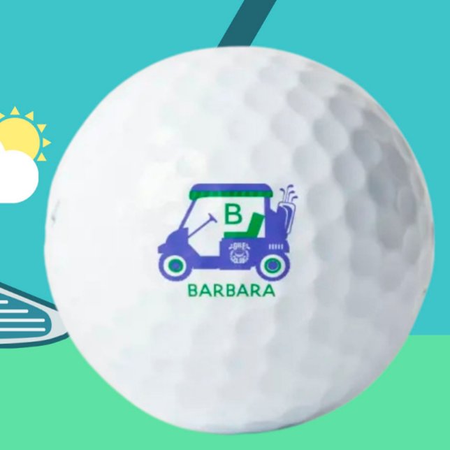 Einzigartiger Name des benutzerdefinierten Golfkar Golfball (Von Creator hochgeladen)