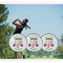 Einzigartiger Name des Golfkartons Beste Mama Mono