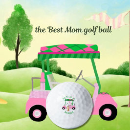 Einzigartiger Name des Golfkartons Beste Mama Mono Golfball