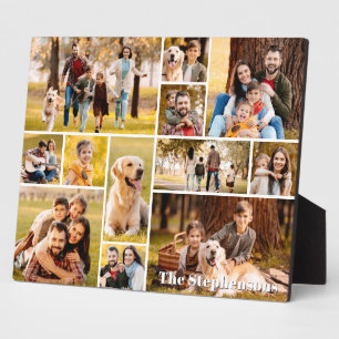 Einzigartiger Name für 12er Foto-Collage Einfach Fotoplatte