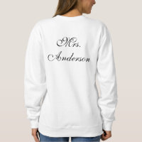 Einzigartiger Name Gedruckter Casual Sweatshirt-St