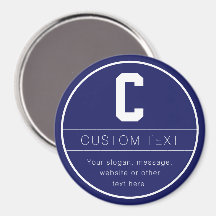 Einzigartiger Name & Monogramm-Vorlage | Marinebla