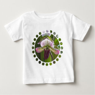 Einzigartiger Orchideen-Baby-T - Shirt