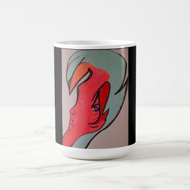 Einzigartiger Original-Charakter-Kunstbecher Kaffeetasse (Mittel)