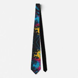 Einzigartiger Paint Spritzer Neck Tie Krawatte