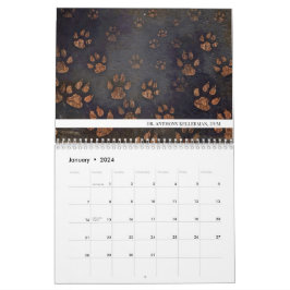 Einzigartiger Paw Print Veterinary Kalender