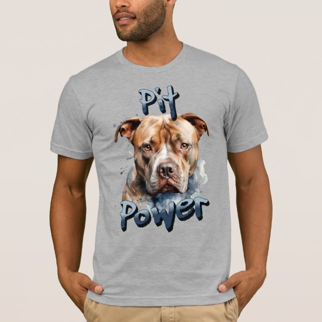 Einzigartiger Pitbull Lover Dog T - Shirt (Vorderseite)