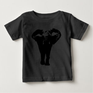 Einzigartiger Pop Art Elephant Baby T-shirt