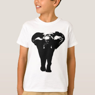 Einzigartiger Pop Art Elephant T-Shirt