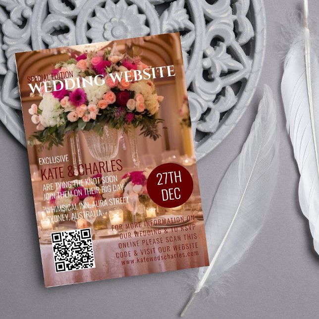 Einzigartiger QR-Code für das benutzerdefinierte M RSVP Karte (Von Creator hochgeladen)