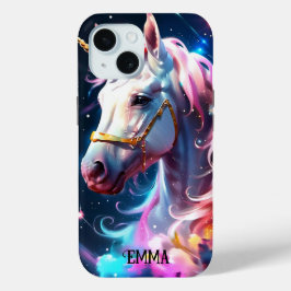 Einzigartiger Rainbow Unicorn Head Individuelle Na Case-Mate iPhone Hülle